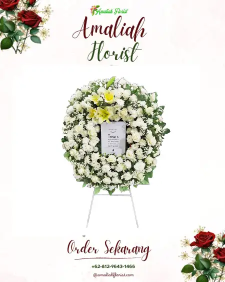 Krans Bunga Duka Merakan